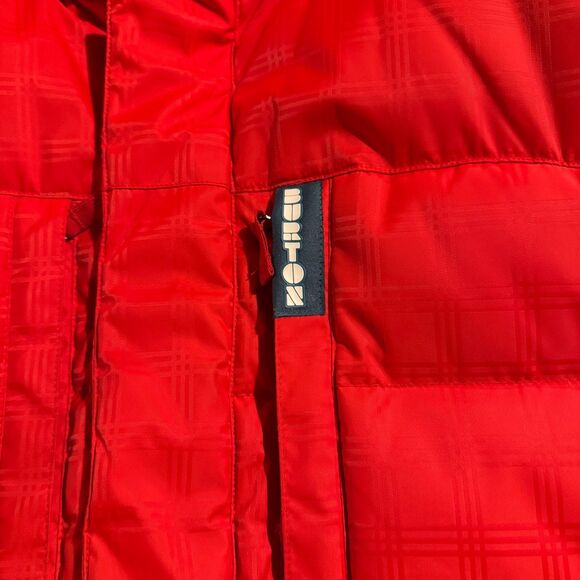 Y2K Burton Red Goose Down Audio Integrated Snowboard Jacket - XL - Picture 2 of 13